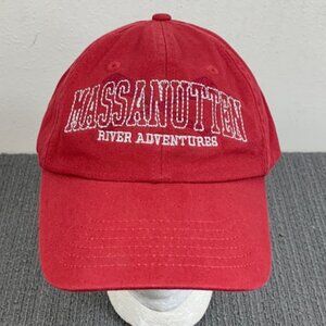 Massanutten River Adventures Viriginia Baseball Hat Cap Unisex Adjustable Red